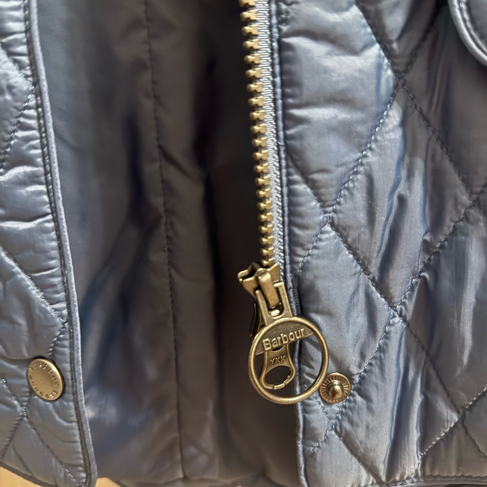 Barbour Blue Quilted Utility Jacket - Picture 4 of 4